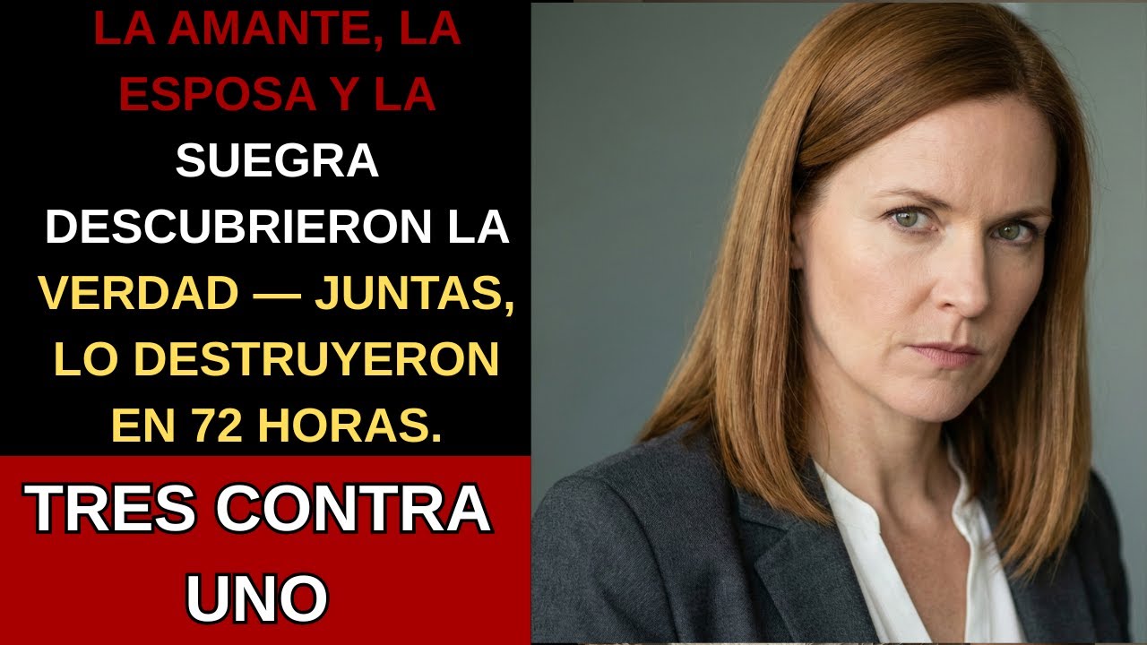 LA AMANTE, LA ESPOSA Y LA SUEGRA DESCUBRIERON LA VERDAD... JUNTAS, LO DESTRUYERON EN 72 HORAS