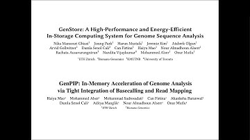 Seminar in Computer Architecture - S6: GenStore & GenPIP (Spring 2023)