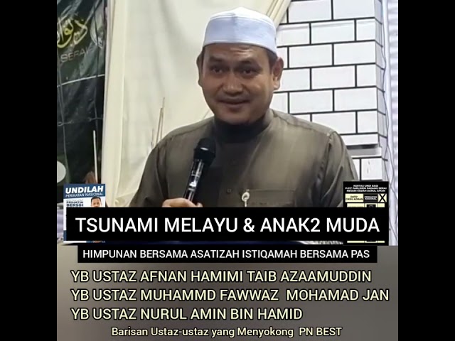 USTAZ MUHAMMAD FAWWAZ MAT JAN ll Tsunami Melayu & Anak Muda