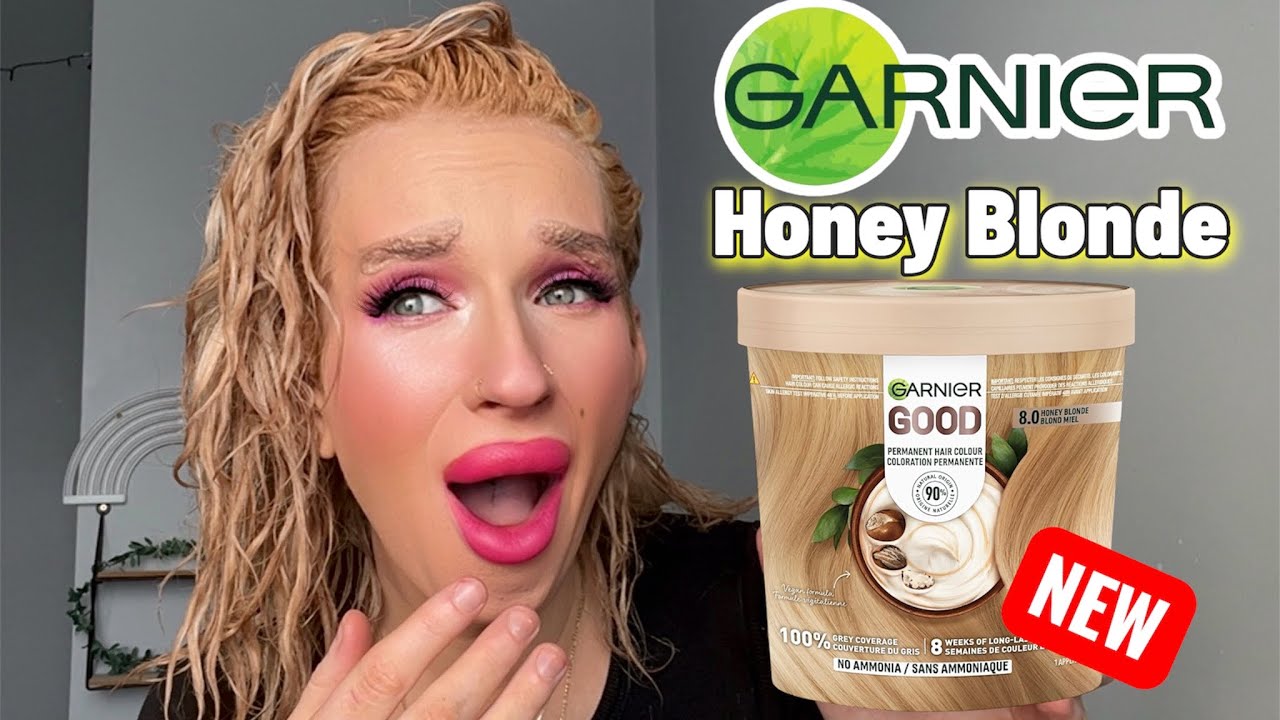 Пробую новую краску для волос Garnier GOOD Honey Blonde 
