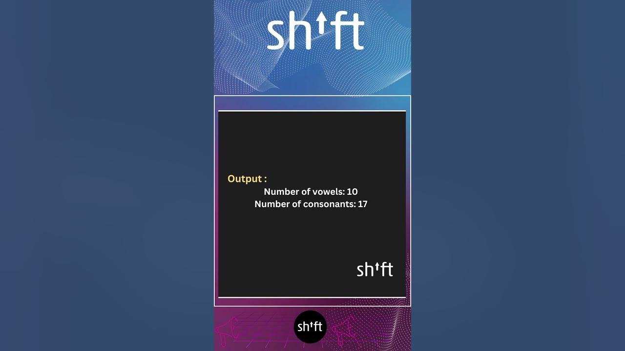 Java Program to count the total number of vowels - YouTube