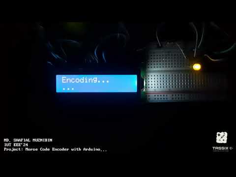 This Arduino Speaks Morse Code! 💡 (LCD + LED + Buzzer Demo)