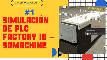 #1  SIMULACIÓN DE PLC EN GRAFCET  -  FACTORY IO  Y SOMACHINE