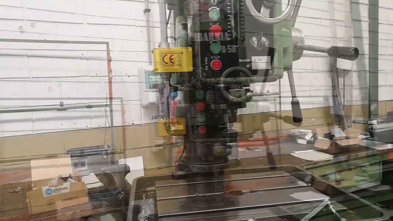 IBARMIA B 50 Drilling Machine (1990) YouTube