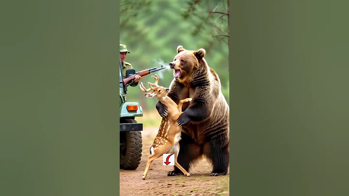 Craziest Bear attack of all time 😱 #shorts