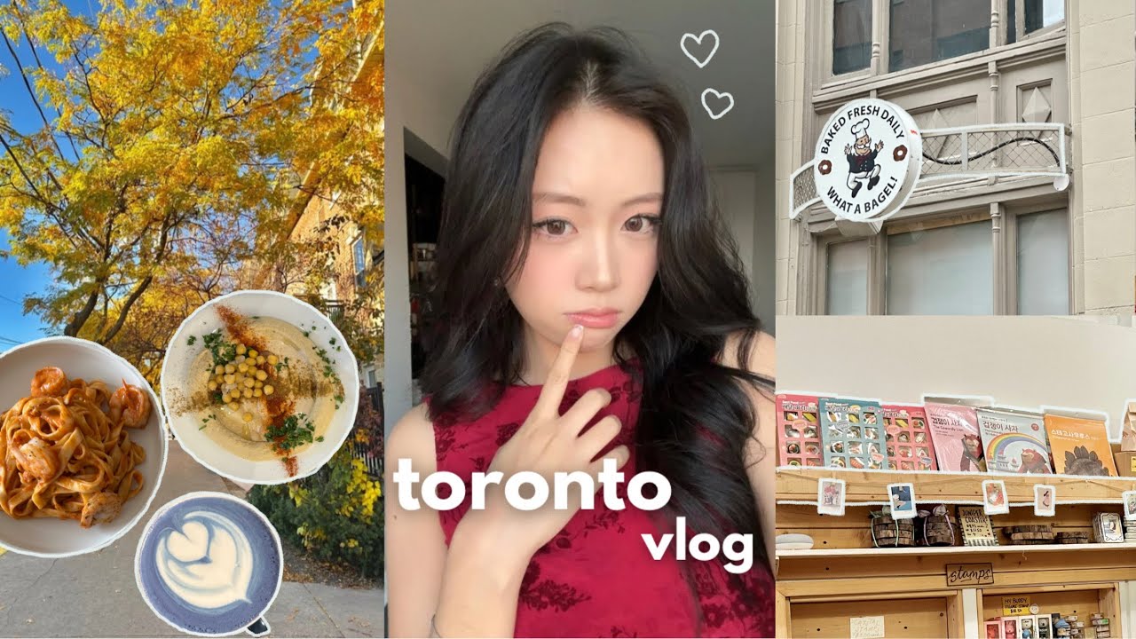 Toronto Vlog 🍁 Cafe Study Dates, Girl's Nights, Healing Time, Hallo-weekend, Etc.