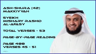 ASH-SHURA [42] - MISHARY RASHID - HALAMAN 488 - AYAT 45 - 51