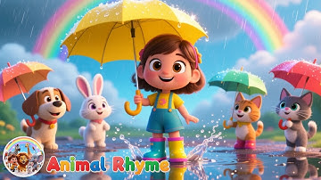 Rain Rain Go Away Action Song | Sing with Bella and Weather Rhyme for Kids