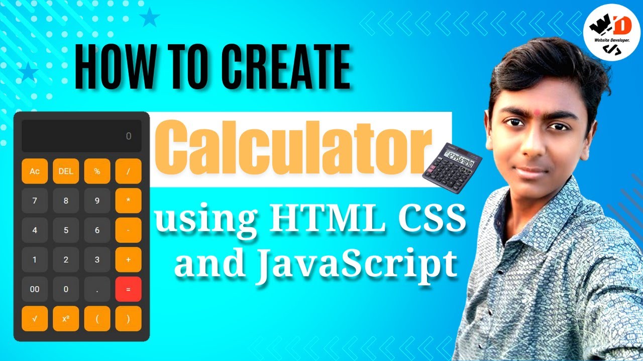 How to create a Calculator using HTML CSS and JavaScript || Website ...