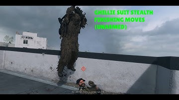DMZ STEALTH FINISHING MOVES USING REYER GHILLIE SUIT OPERATOR SKIN ON ASHIKA ISLAND + BUILDING 21