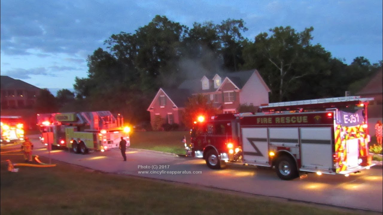 Hebron, KY Response / Scene Video Structure Fire YouTube