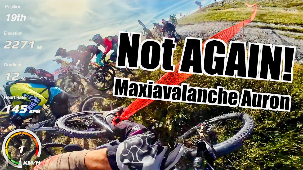 Another CRASH! Silly mistake - Auron Maxiavalanche 2025 - Race 1