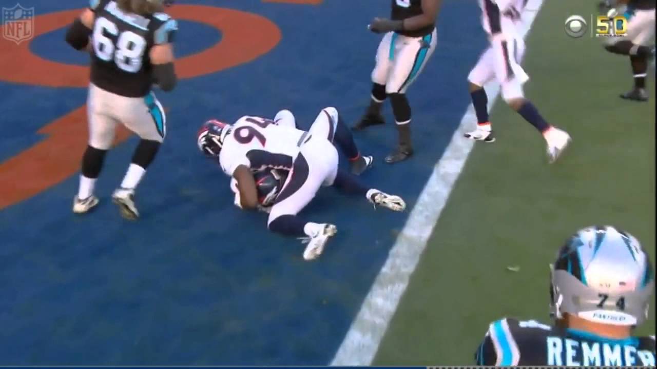 Von Miller strip sack, Broncos score TD - YouTube
