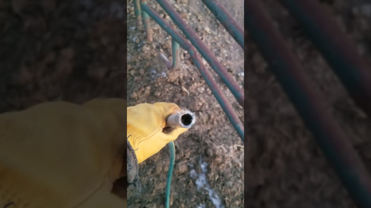 Cheap.  Really really cheap garden hose.