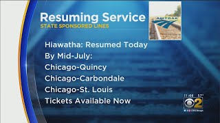 Amtrak Resuming Full Service Across Illinois