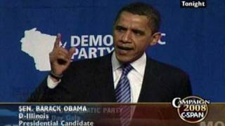 (2/5) Obama's Speech at the 2008 WI Founder's Day Gala