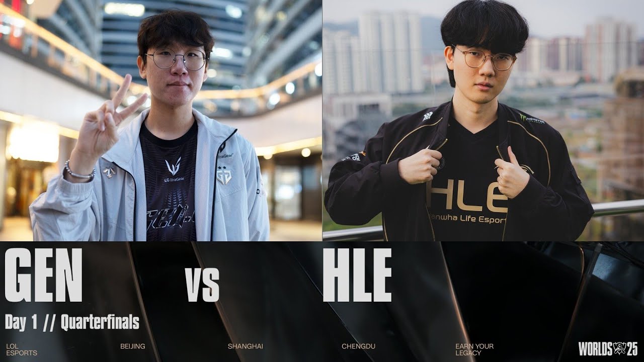 GEN vs HLE | WORLDS 2025 | Quarterfinals | Game 2 | Gen.G Esports vs ...