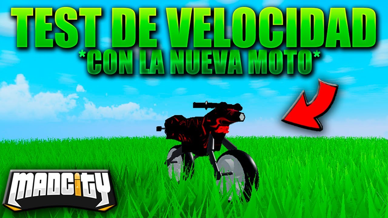 Test De Velocidad Con La Nueva Moto De Mad City Roblox Mad City Youtube - consegui la nueva arma de mad city mira como roblox youtube