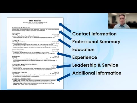 How to Build a Highly Effective Resume - tutorial video