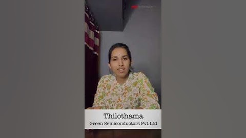 Thilothama O | Student Placement Testimonial | VLSI Design | aiit institute