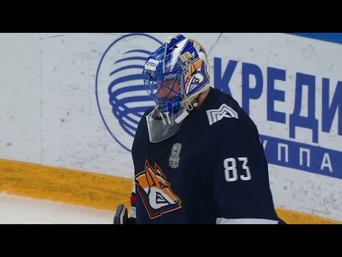 Koshechkin saves it with his glove nicely