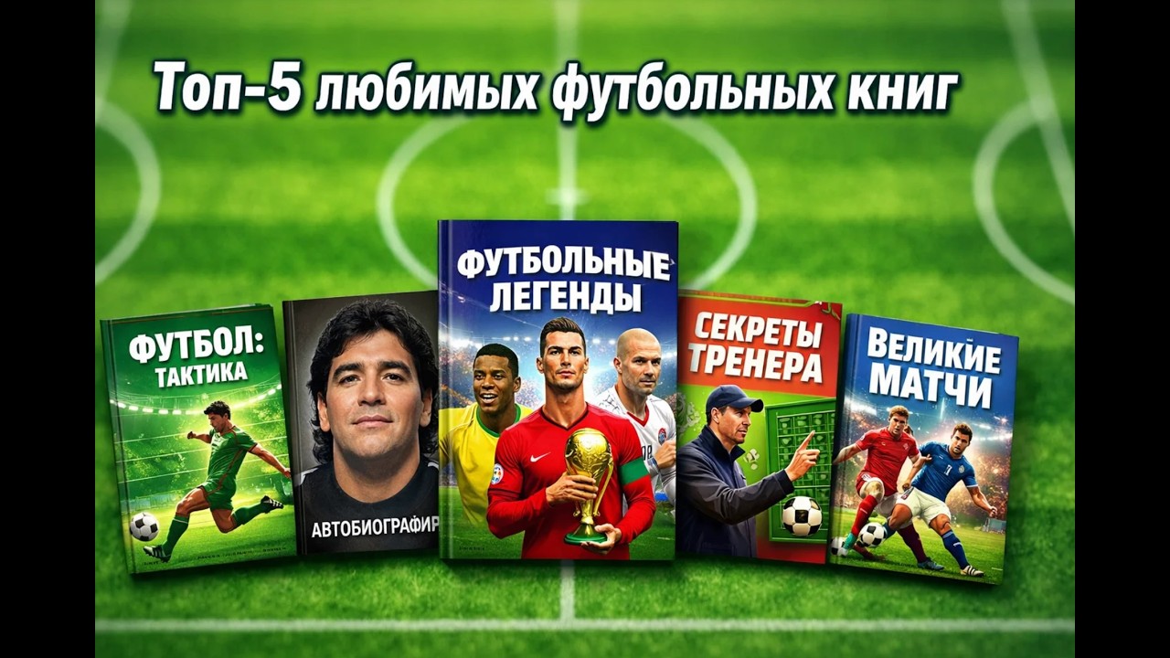 Топ-5 любимых футбольных книг