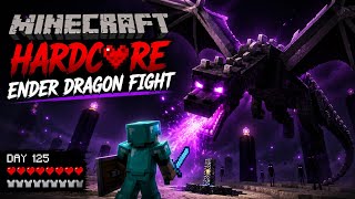 Time to kill Minecraft first boss ender dragon #Minecraft #hardcore #silentgameplay