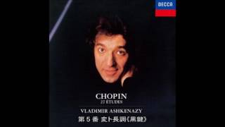 Chopin - 12 practice songs Op.10　Ashkenazy
