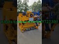 how to feeding concrete for movable block machine by hopper install forklift #movableblockmachine