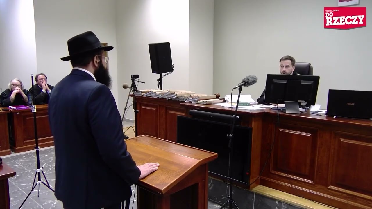 Miniatura: Rabin Szalom Ber Stambler zeznaje w...