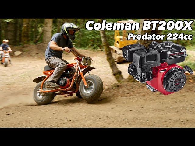 Coleman BT200X Mini Bike Performance Parts, Build, predator 224 Ghost 212cc Part 2 - YouTube Coleman BT200X Mini Bike Performance Parts, Build, predator 224 Ghost 212cc Part 2 - YouTube
