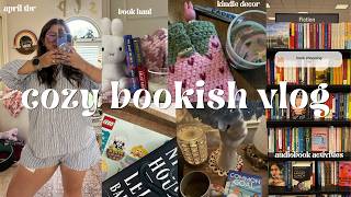 cozy bookish vlog 📚☁️ | april tbr, book haul, bookstore browsing &amp; cozy reading days