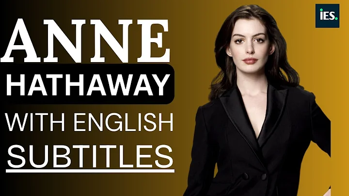 Anne Hathaway: UN Women Goodwill Ambassador | Learn English | English Speech With Subtitles | IES