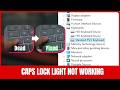 Fix Caps Lock Light Not Working Real Quick - Windows Laptop