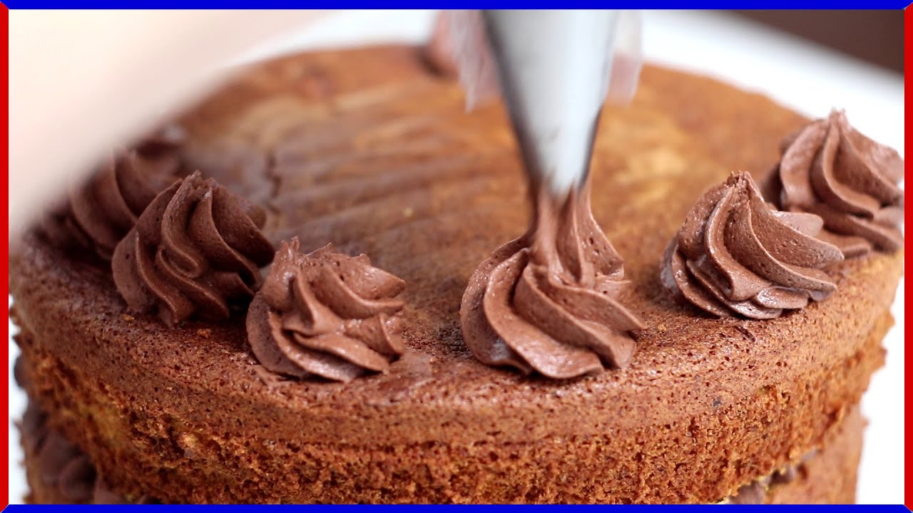 ⁣CHOCOLATE GANACHE RECIPE WHIPPED TO SPREAD AND DECORATE by ItalianCakes USA
