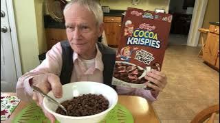 Kellogg's Cocoa Krispies Cereal! (Breakfast with Grandpa)