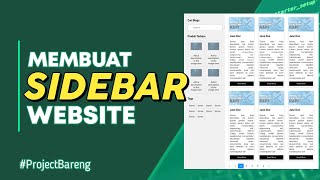 Cara Membuat Sidebar Dengan Html Dan Css - Belajar Web Desain