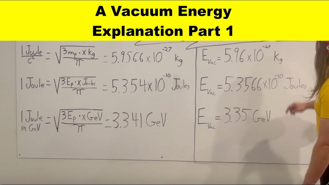Vidul A Vacuum Energy Explanation Part 1 - YouTube
