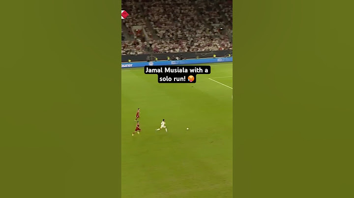 MUSIALA scores after 55 meter-run! 🥵🔥