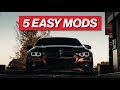 TOP 5 EASIEST F30 BMW MODS. PERFECT FOR BEGINNERS!