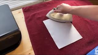 How to Print on Fabric Using Freezer Paper