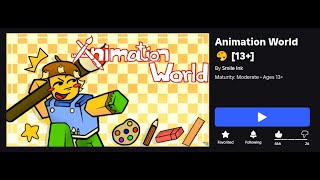 Roblox Animation World