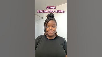 GRWM FOR A JOB INTERVIEW #grwm #college #internationalstudents #job #interview