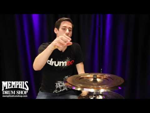 Casey 'COOP3RDRUMM3R' Cooper Zildjian Cymbal Stack at Memphis Drum Shop