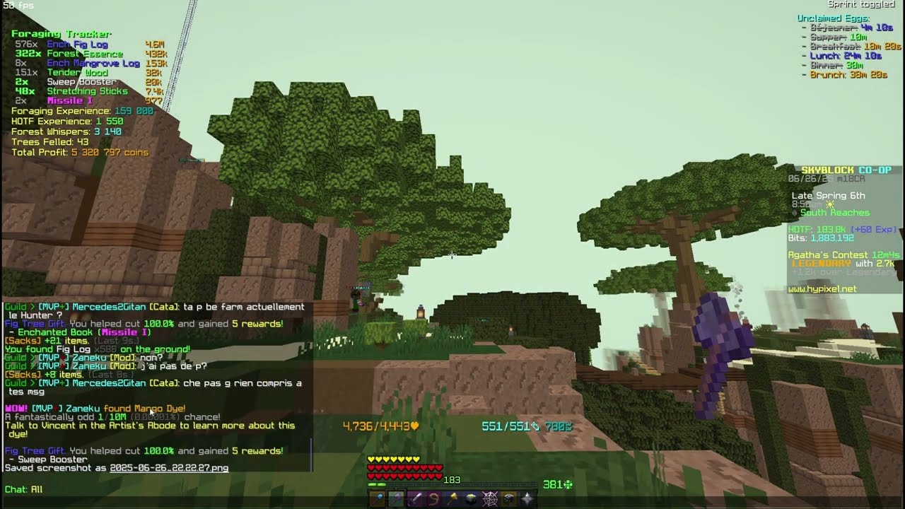 Mango Dye 14/39 Dropped | Hypixel Skyblock