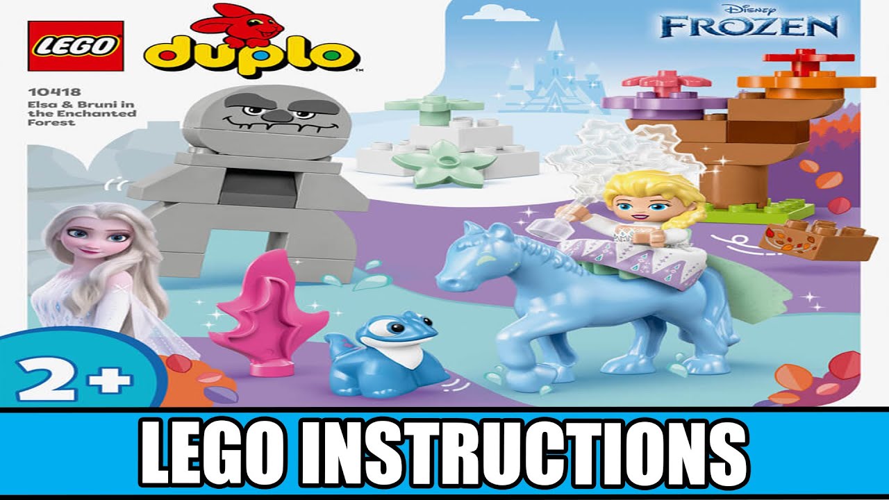 Duplo - Elsa & Bruni in the Enchanted Forest - Frozen II LEGO instructions