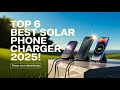 Top 6 Best Solar Phone Charger 2026! 🔥