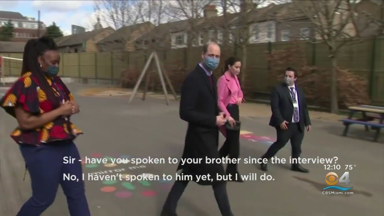 Britain's Prince William Responds To Prince Harry, Meghan Markle's Interview Claims