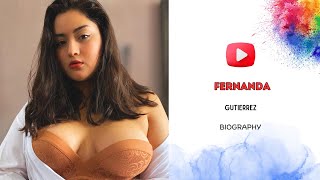 Fernanda Gutierrez Mexican Beautiful Plus Size Fashion Model Bio, Instagram Star, Lifestyle