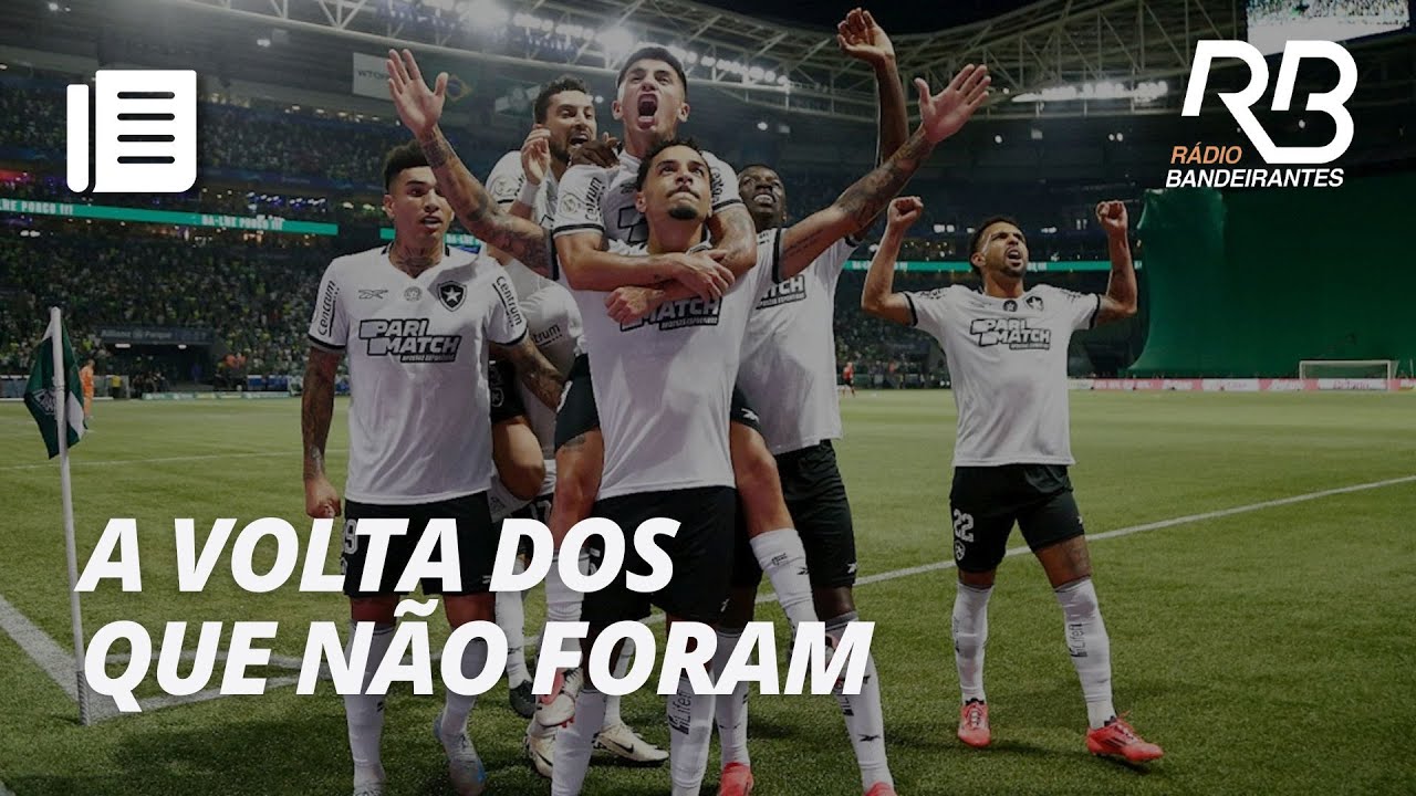 Botafogo vence Palmeiras e reassume a liderança do Brasileiro | Resenha ...